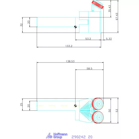 Zeus Eco ECO recéző marószerszám univerzális 20 mm