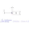 Zeus Recéző görgő PM 15X4/0,5 mm