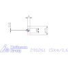 Zeus Recéző görgő PM 15X4/0,6 mm