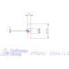 Zeus Recéző görgő PM 25X6/1,0 mm