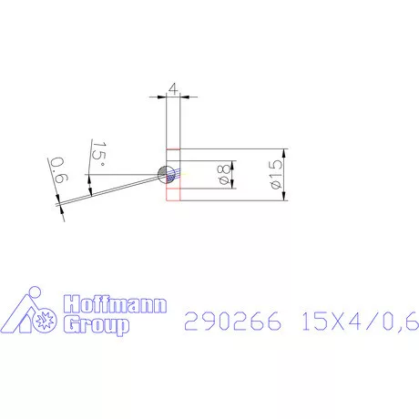 Zeus Recéző görgő PM 15X4/0,6 mm