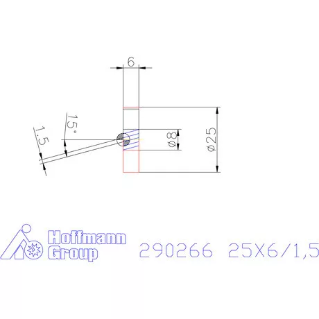 Zeus Recéző görgő PM 25X6/1,5 mm