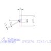 Zeus Recéző görgő PM 25X6/1,5 mm