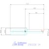 Profil üregelő tartó négyszög forgácsoló betétekhez ⌀ D<sub>S</sub> 20 mm 14 mm