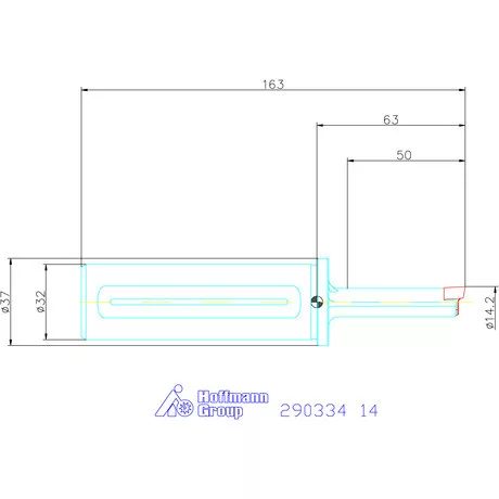 Garant Profil üregelő tartó négyszög forgácsoló betétekhez ⌀ D<sub>S</sub> 32 mm 14 mm