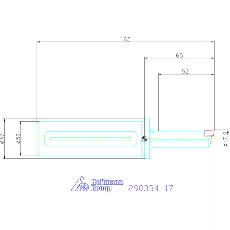Garant Profil üregelő tartó négyszög forgácsoló betétekhez ⌀ D<sub>S</sub> 32 mm 17 mm