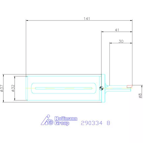 Garant Profil üregelő tartó négyszög forgácsoló betétekhez ⌀ D<sub>S</sub> 32 mm 8 mm