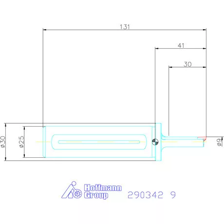 Garant Profil üregelő tartó hatszög forgácsoló betétekhez ⌀ D<sub>S</sub> 25 mm 9 mm