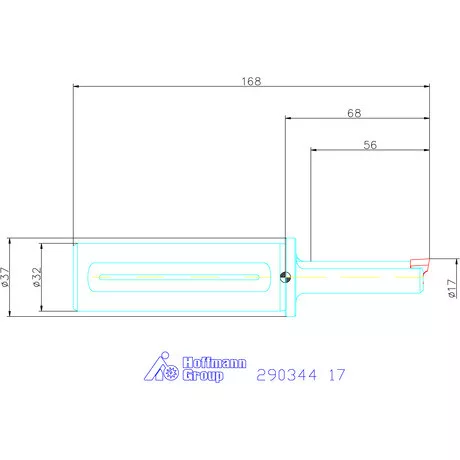 Garant Profil üregelő tartó hatszög forgácsoló betétekhez ⌀ D<sub>S</sub> 32 mm 17 mm