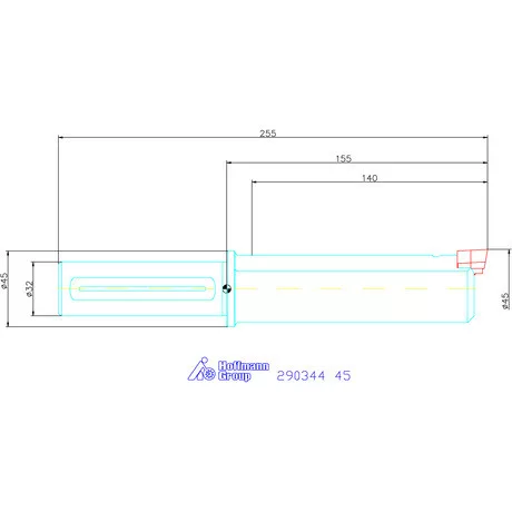 Garant Profil üregelő tartó hatszög forgácsoló betétekhez ⌀ D<sub>S</sub> 32 mm 45 mm