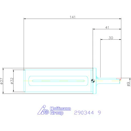 Garant Profil üregelő tartó hatszög forgácsoló betétekhez ⌀ D<sub>S</sub> 32 mm 9 mm