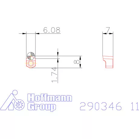Garant Profil forgácsoló betét Hatszög 11 mm