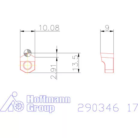 Garant Profil forgácsoló betét Hatszög 17 mm