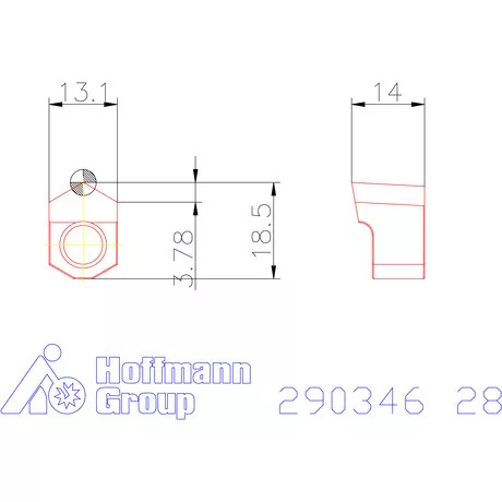 Garant Profil forgácsoló betét Hatszög 28 mm