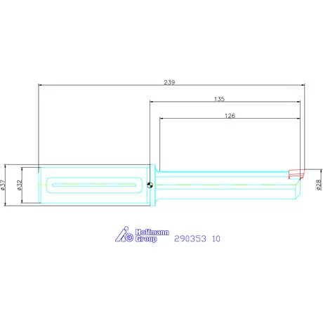 Garant Horony üregelő tartó, hosszú ⌀ D<sub>S</sub> 32 mm 10 mm
