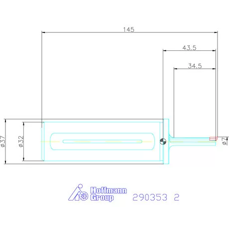 Garant Horony üregelő tartó, hosszú ⌀ D<sub>S</sub> 32 mm 2 mm