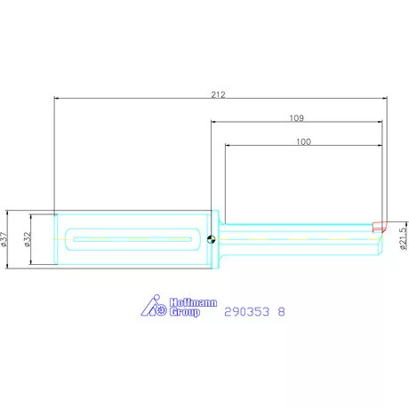 Garant Horony üregelő tartó, hosszú ⌀ D<sub>S</sub> 32 mm 8 mm