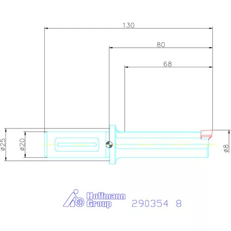 Garant Horony üregelő tartó, standard ⌀ D<sub>S</sub> 20 mm 8 mm