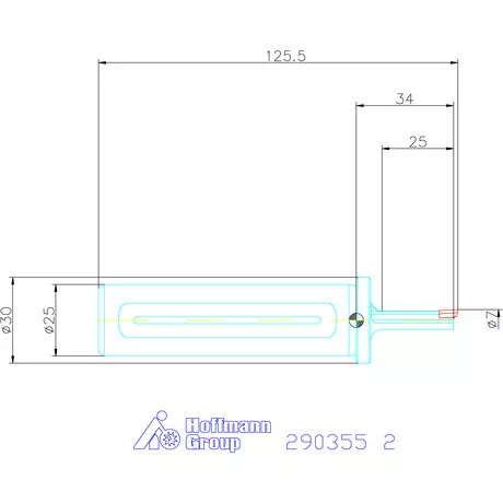 Garant Horony üregelő tartó, standard ⌀ D<sub>S</sub> 25 mm 2 mm