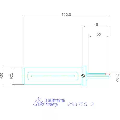 Garant Horony üregelő tartó, standard ⌀ D<sub>S</sub> 25 mm 3 mm