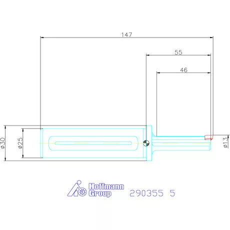 Garant Horony üregelő tartó, standard ⌀ D<sub>S</sub> 25 mm 5 mm