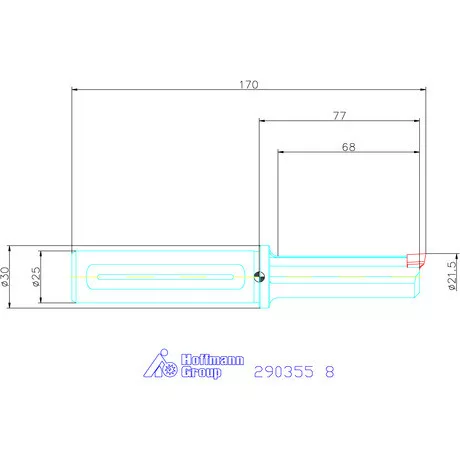 Garant Horony üregelő tartó, standard ⌀ D<sub>S</sub> 25 mm 8 mm
