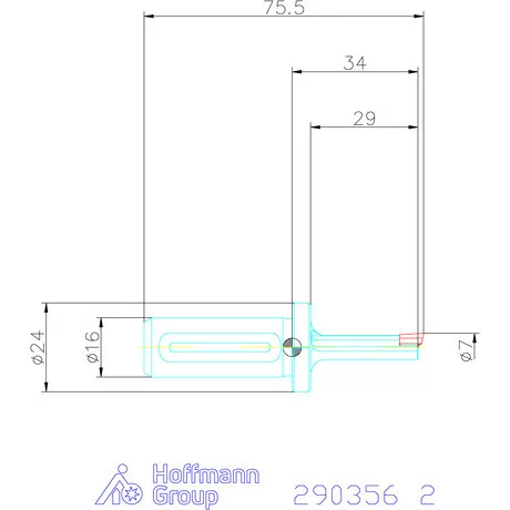 Garant Horony üregelő tartó, standard ⌀ D<sub>S</sub> 16 mm 2 mm