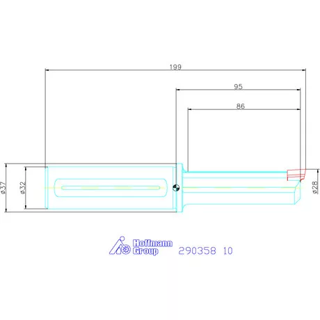 Garant Horony üregelő tartó, standard ⌀ D<sub>S</sub> 32 mm 10 mm