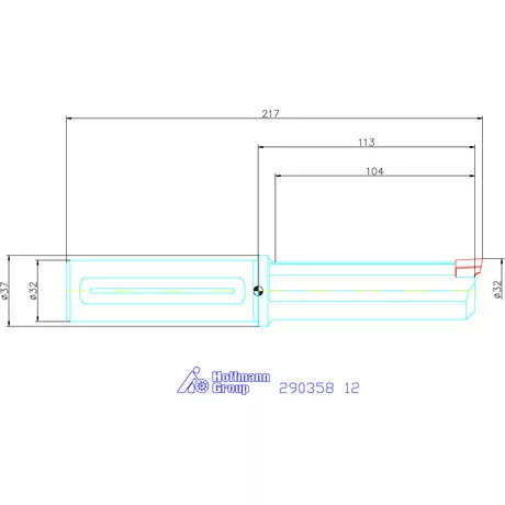 Garant Horony üregelő tartó, standard ⌀ D<sub>S</sub> 32 mm 12 mm
