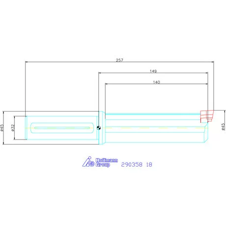 Garant Horony üregelő tartó, standard ⌀ D<sub>S</sub> 32 mm 18 mm