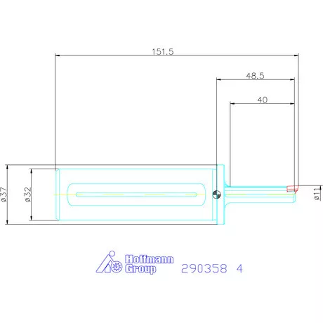 Garant Horony üregelő tartó, standard ⌀ D<sub>S</sub> 32 mm 4 mm