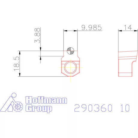 Garant Horony forgácsoló betét letöréssel P9 10 mm