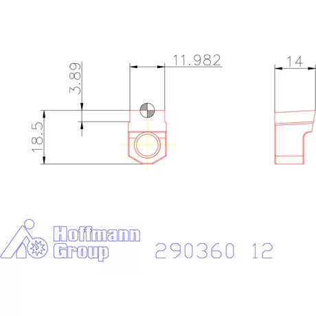 Garant Horony forgácsoló betét letöréssel P9 12 mm