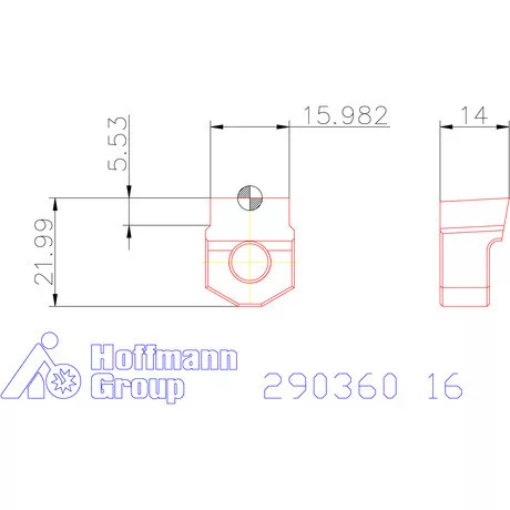 Garant Horony forgácsoló betét letöréssel P9 16 mm