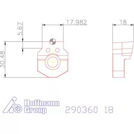 Garant Horony forgácsoló betét letöréssel P9 18 mm
