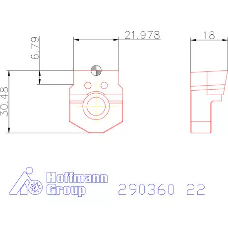 Garant Horony forgácsoló betét letöréssel P9 22 mm