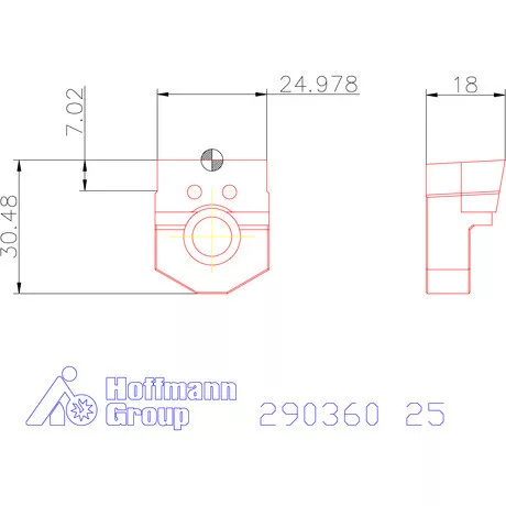 Garant Horony forgácsoló betét letöréssel P9 25 mm