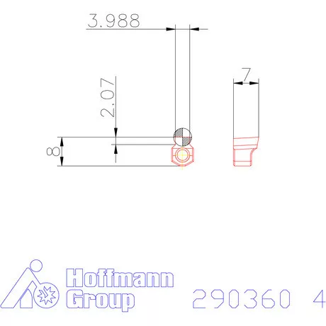 Garant Horony forgácsoló betét letöréssel P9 4 mm
