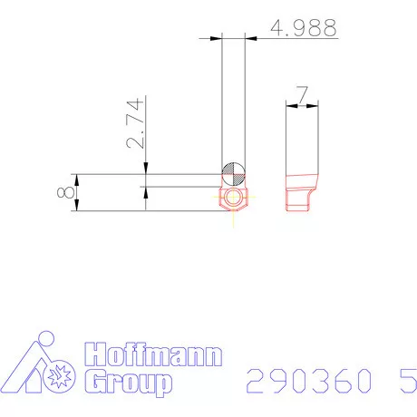 Garant Horony forgácsoló betét letöréssel P9 5 mm