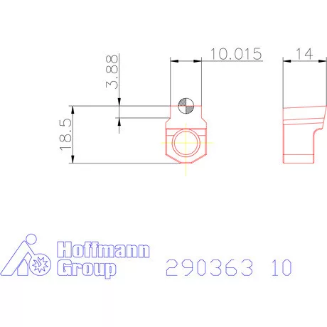 Garant Horony forgácsoló betét letöréssel H7 10 mm