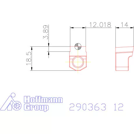 Garant Horony forgácsoló betét letöréssel H7 12 mm
