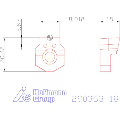 Garant Horony forgácsoló betét letöréssel H7 18 mm