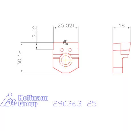 Garant Horony forgácsoló betét letöréssel H7 25 mm