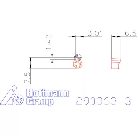 Garant Horony forgácsoló betét letöréssel H7 3 mm