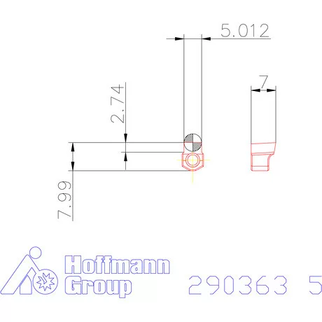 Garant Horony forgácsoló betét letöréssel H7 5 mm