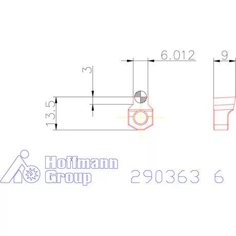 Garant Horony forgácsoló betét letöréssel H7 6 mm