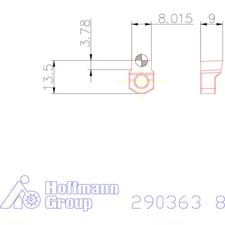 Garant Horony forgácsoló betét letöréssel H7 8 mm