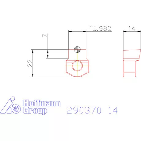 Garant Horony forgácsoló betét letörés nélkül P9 14 mm