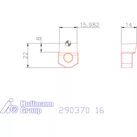 Garant Horony forgácsoló betét letörés nélkül P9 16 mm