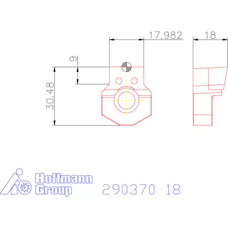 Garant Horony forgácsoló betét letörés nélkül P9 18 mm